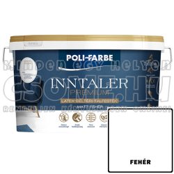   FEHÉR - 15L - POLI-FARBE INNTALER DISZPERZIÓS BELSŐ FAL- ÉS MENNYEZETFESTÉK