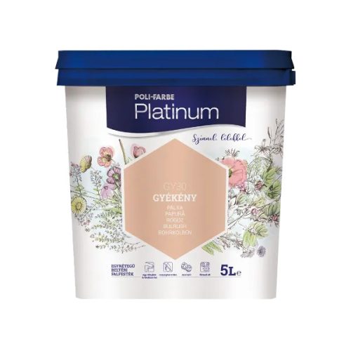 PLATINUM BELTÉRI FALFESTÉK 5 L GYÉKÉNY
