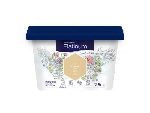 PLATINUM BELTÉRI FALFESTÉK 2,5 L KOMLÓ