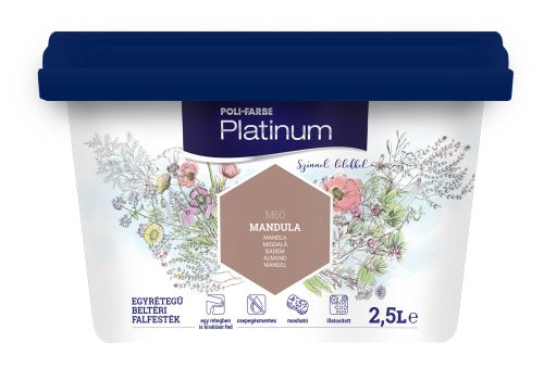 PLATINUM BELTÉI FALFESTÉK 2,5 L MANDULA