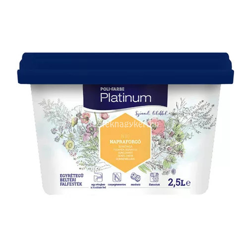 PLATINUM BELTÉRI FALFESTÉK 2,5 L NAPRAFORGÓ