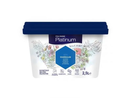PLATINUM BELTÉI FALFESTÉK 2,5 L SZARKALÁB