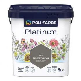 PLATINUM BELTÉRI FALFESTÉK 5 L FEKETE TULIPÁN