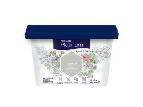 PLATINUM BELTÉRI FALFESTÉK 2,5 L HAMVASKA