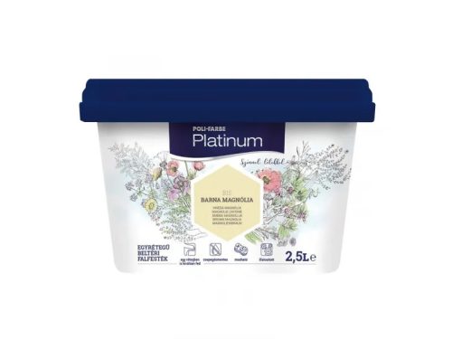 PLATINUM BELTÉRI FALFESTÉK 2,5 L BARNA MAGNÓLIA