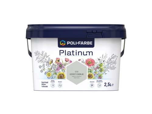 PLATINUM BELTÉRI FALFESTÉK 2,5 L EZÜST CSERJE