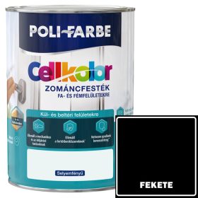 CELLKOLOR SELYEMFÉNYŰ ZOMÁNCFESTÉK 400 ML FEKETE