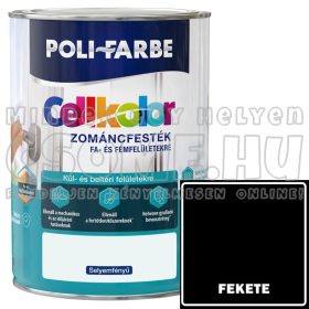 CELLKOLOR SELYEMFÉNYŰ ZOMÁNCFESTÉK 800 ML FEKETE