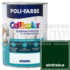   CELLKOLOR SELYEMFÉNYŰ ZOMÁNCFESTÉK 800 ML SÖTÉTZÖLD