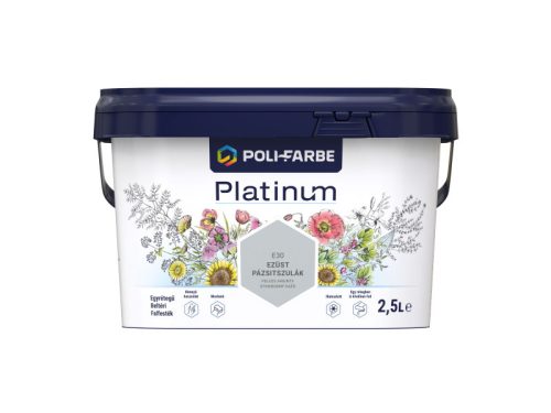PLATINUM BELTÉI FALFESTÉK 2,5 L EZÜST PÁZSITSZULÁK
