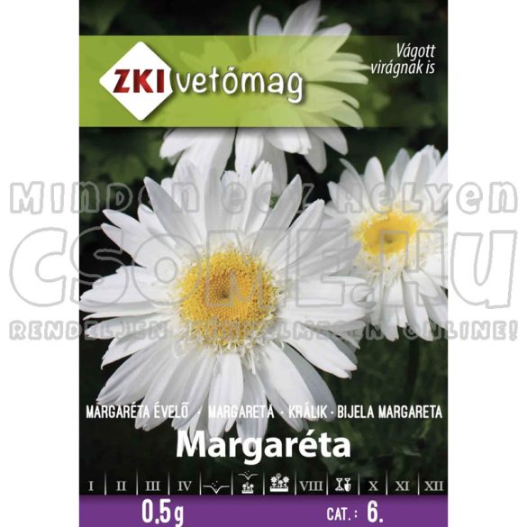 MARGARÉTA - VIRÁGMAG ZKI VETŐMAG - 0,5G