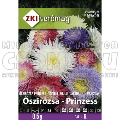 ŐSZIRÓZSA PRINZESS - VIRÁGMAG ZKI VETŐMAG - 0,5G