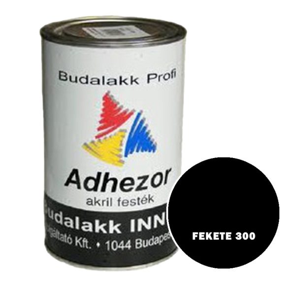 FEKETE 300 - ADHEZOR AKRIL FESTÉK - 1 L