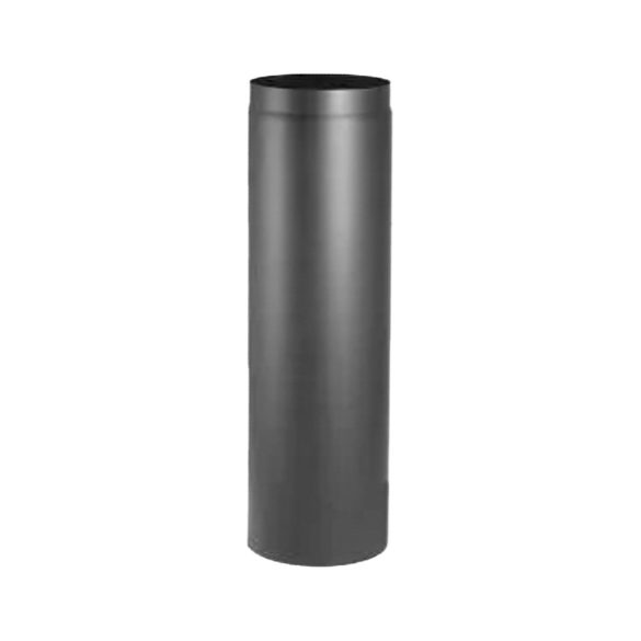 KÁLYHACSŐ 120/80CM 0,6MM fekete