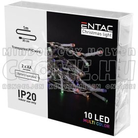 ENTAC MULTI COLOR FÉNYFÜZÉR 10LED 1M ECL-10MC