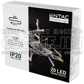 ENTAC LED FÉNYFÜZÉR IP20 2M ECL-20WW