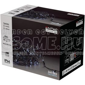 ENTAC FÉNYFŰZÉR 24M 240LED HIDEGFEHÉR ECL-240-CW