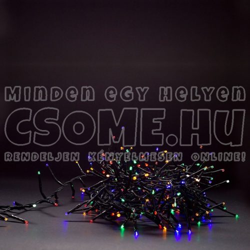 KARÁCSONYI IP44 240 LED FÜZÉER SZÍNES 24M