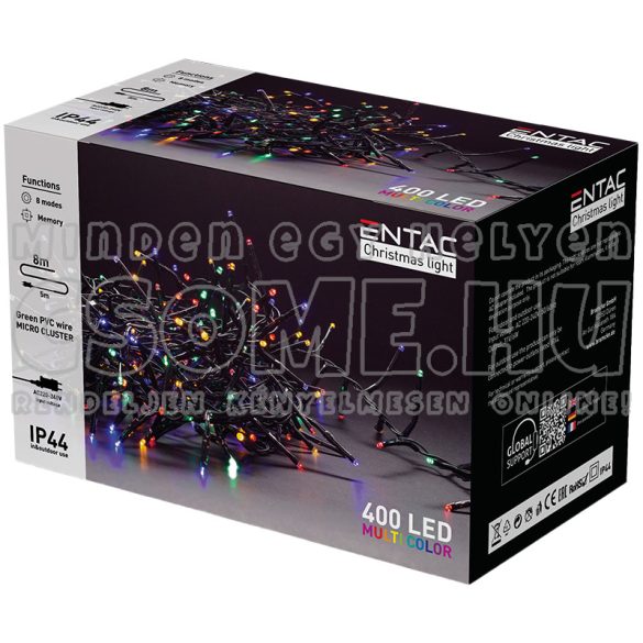ENTAC FÉNYFŰZÉR 8M 400LED SZÍNES