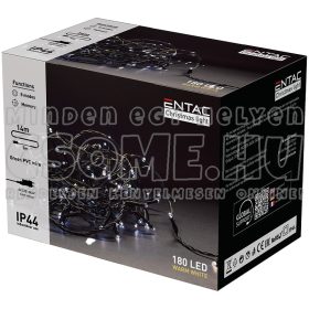 LED FÉNYFÜZÉR-14M-180 LED-MELEG FEHÉR-KÜL-BELTÉRI