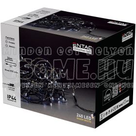 ENTAC FÉNYFŰZÉR 24M 240 LED MELEGFEHÉR