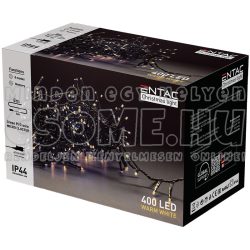   LED FÉNYFÜZÉR (8M 400LED) MELEGFEHÉR, KÜLTÉRI ÉS BELTÉRI - ENTAC