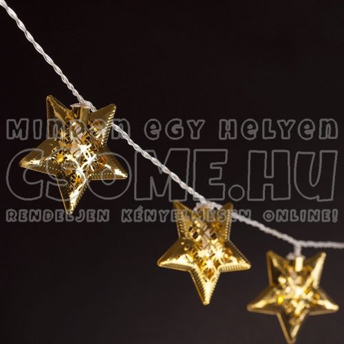 ENTAC CSILLAG FÉNYFŰZÉR 1,35M 10LED MELEGFEHÉR