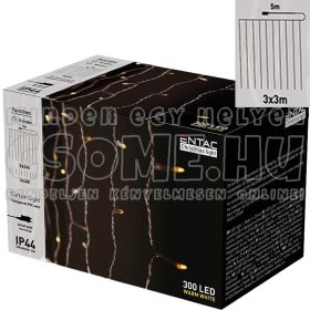 ENTAC LED FÜGGÖNY 3X3M 300 LED ECCL-300WW