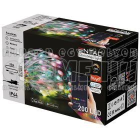   ENTAC FÉNYFŰZÉR TELEFONRÓL MŰKÖDŐ 200LED 20M