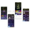ENTAC FÉNYFŰZÉR TELEFONRÓL MŰKÖDŐ 200LED 20M