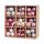 KARÁCSONYFADÍSZ GÖMB 3CM KARTON DISPLAY PASZTELL ÁRNYALATOK-ACB3-CD-PMIX-99
