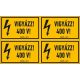 VIGYÁZZ! 400 V!