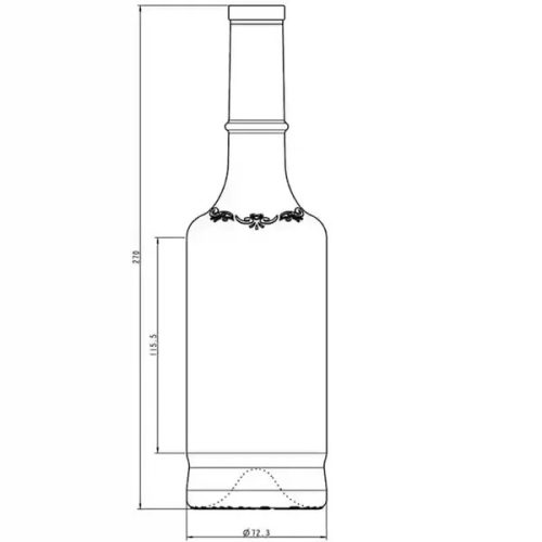 magyar pálinkásüveg 500ml 8 db /csomag