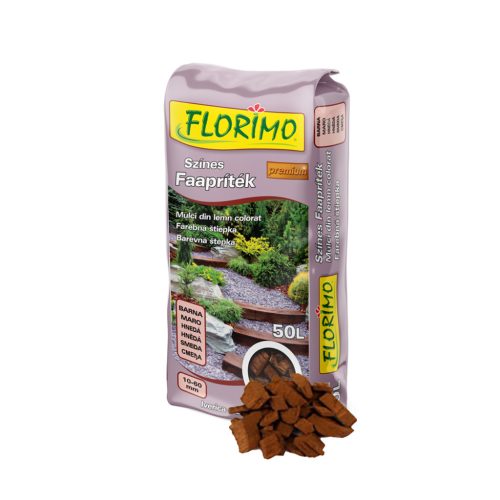 SZINES FAAPRÍTÉK BARNA FLORIMO - 50L