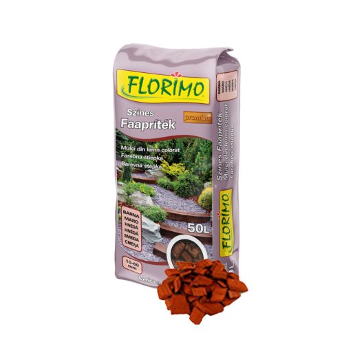 SZINES FAAPRÍTÉK PIROS FLORIMO - 50L