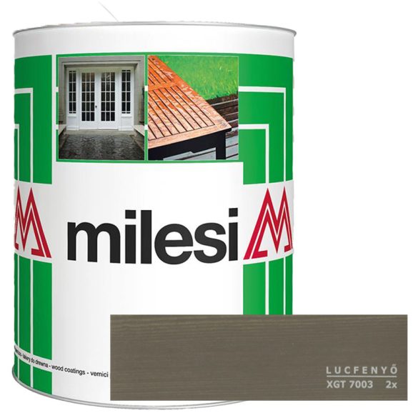 XGT 7003 VIASZOS VÉKONYLAZÚR 1 L  MOHA SZÜRKE - MILESI