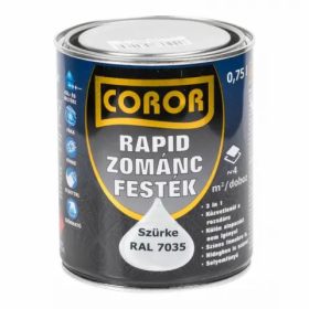 COROR RAPID ZOMÁNC FESTÉK SZÜRKE-RAL 7035 0,75l