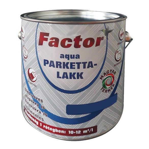 MAGASFÉNYŰ - FACTOR AQUA PARKETTALAKK - 2,5L