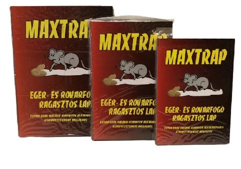 MAXTRAP-RAGASZTÓS-EGÉRFOGÓLAP-21cm*16,5cm