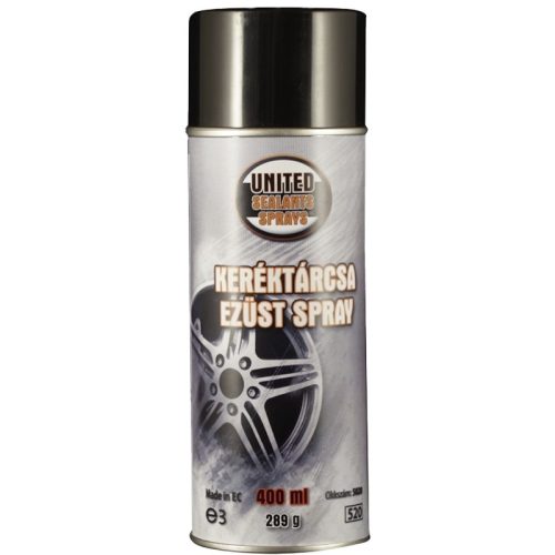 UNITED KERÉKTÁRCSA EZÜST 400 ML