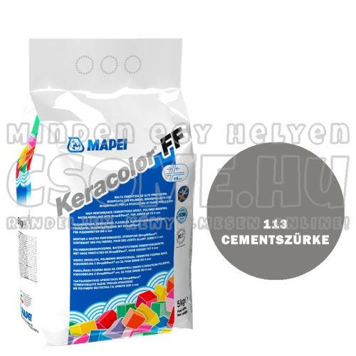 113 CEMENTSZÜRKE - KERACOLOR FF FUGÁZÓ - 5KG