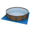 MEDENCE ALÁTÉTFÓLIA - NÉGYZET ALAKÚ FLOWCLEAR PVC ALJTAKARÓ - 396cm X 396cm
