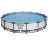 CSŐVÁZAS MEDENCE SZETT VÍZFORGATÓVAL - BESTWAY STEEL PRO MAX POOL - 427x84CM 