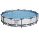 CSŐVÁZAS MEDENCE SZETT VÍZFORGATÓVAL - BESTWAY STEEL PRO MAX POOL - 427x84CM 