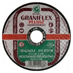 INOX vágókorong 115x1 graniflex