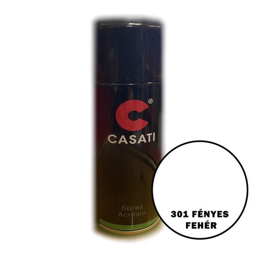 CASATI 301 FÉNYES  FEHÉR 400 ML