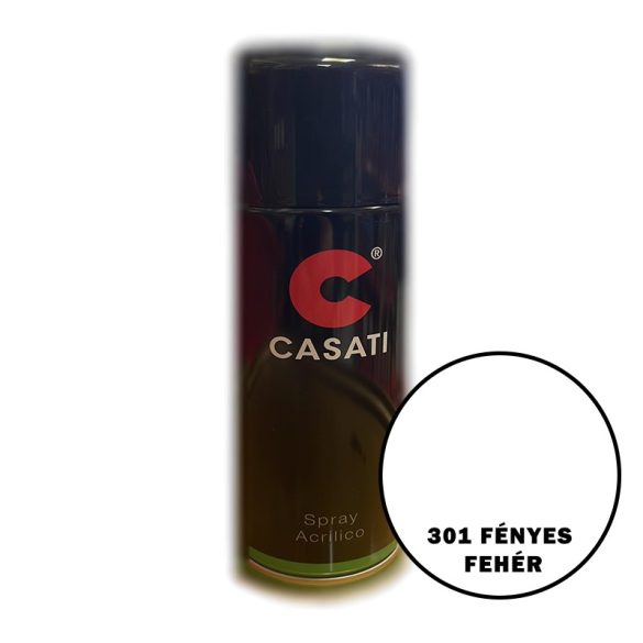 CASATI 301 FÉNYES  FEHÉR 400 ML