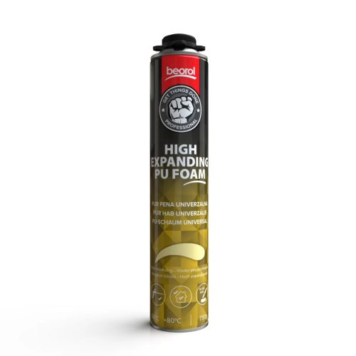 BEOROL-HIGH EXPANDING PU FOAM-PISZTOLYHAB-750ML