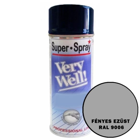 FÉNYES EZÜST RAL 9006 - VERY WELL SPRAY - 150ML