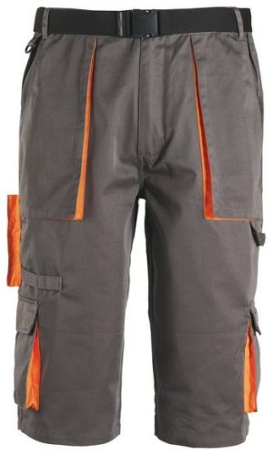 PADDOCK II BERMUDA  SZÜRKE/NARANCS 3XL-ES